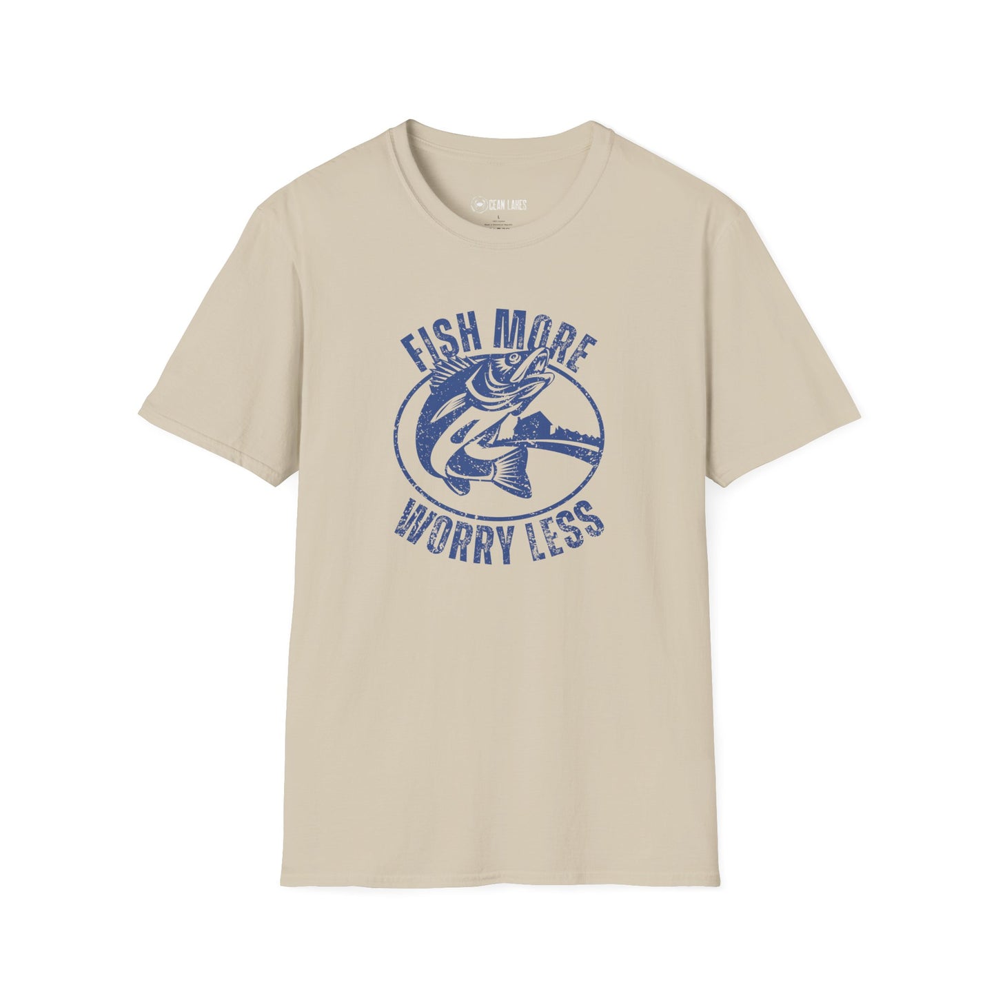 Fish More Worry Less T-Shirt