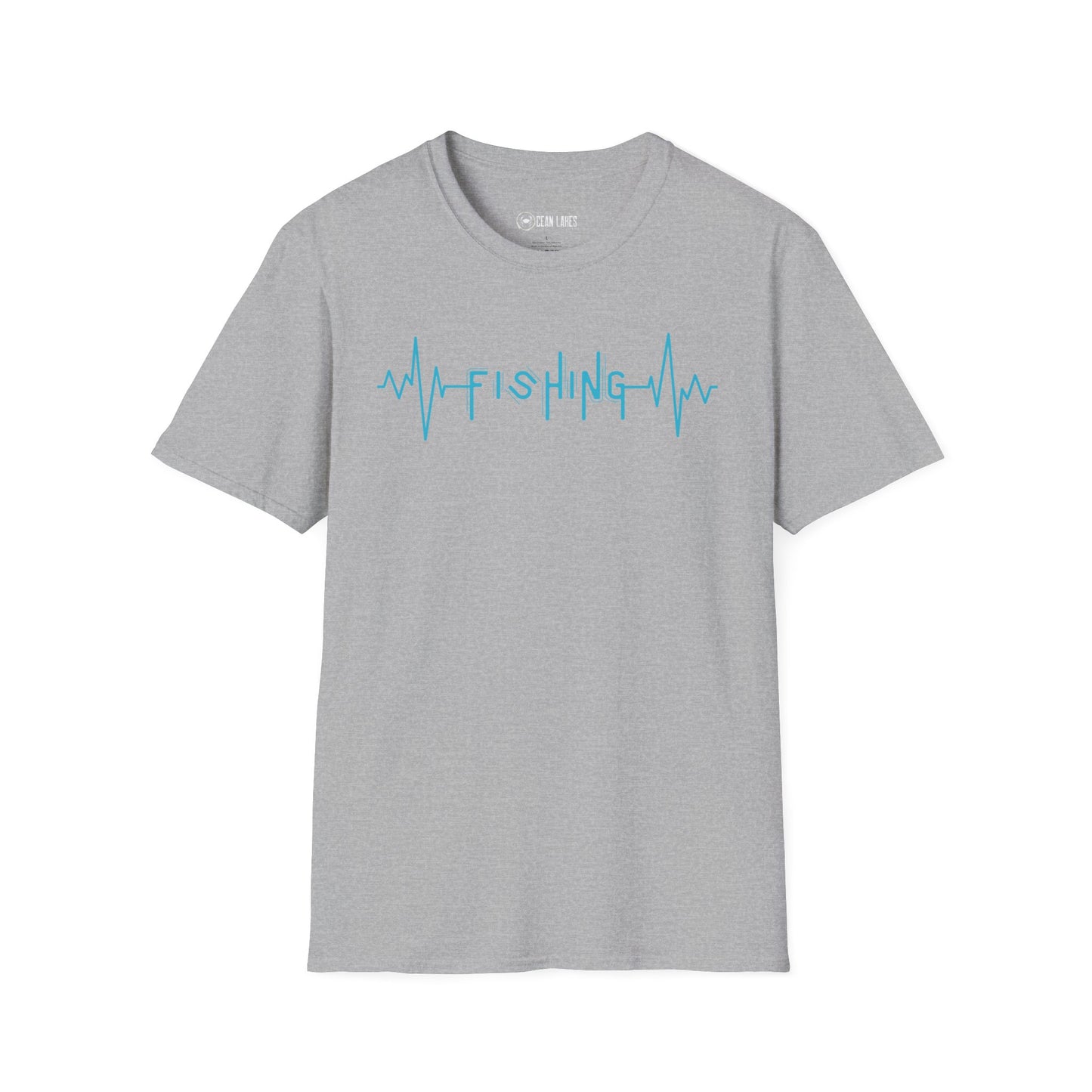 Fishing EKG - Unisex T-Shirt