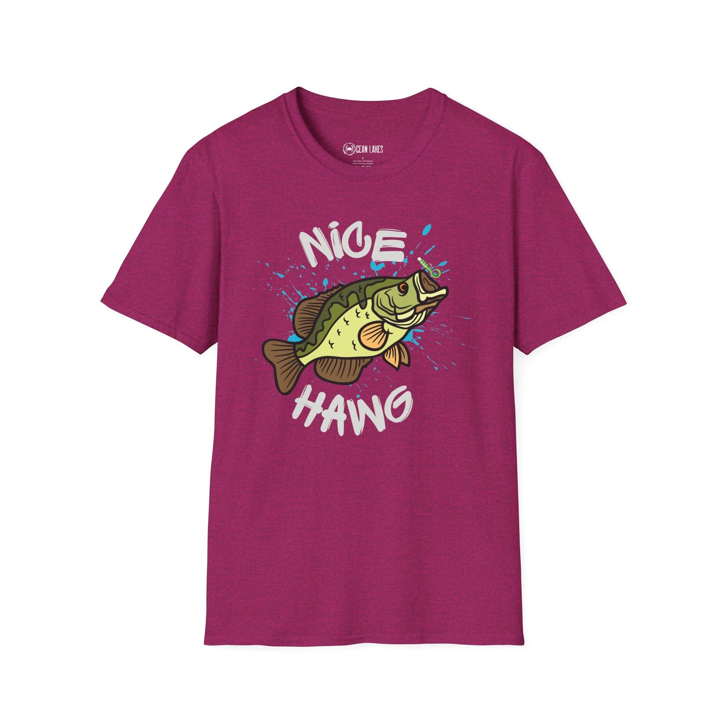 Bass Graphic T-Shirt with "Nice Hawg"