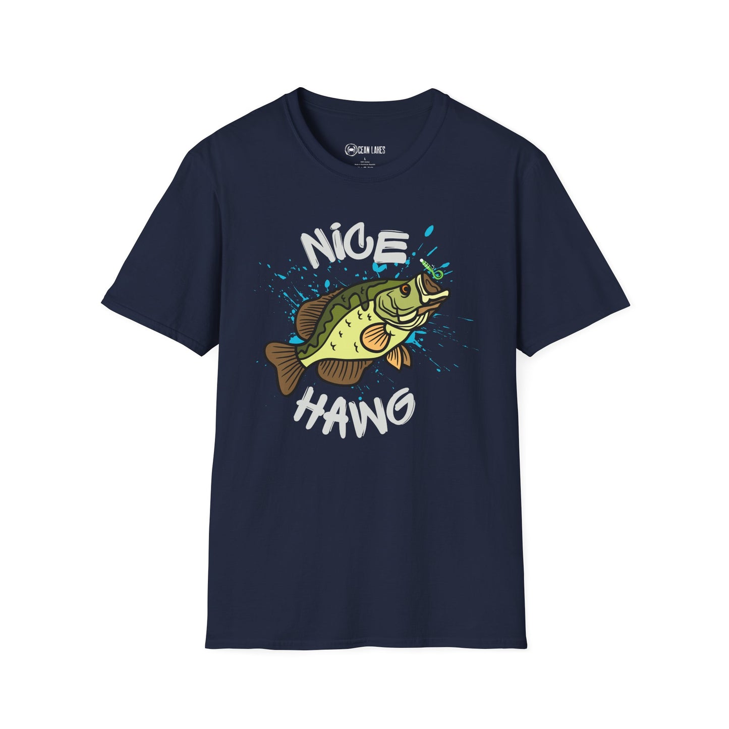 Bass Graphic T-Shirt with "Nice Hawg"