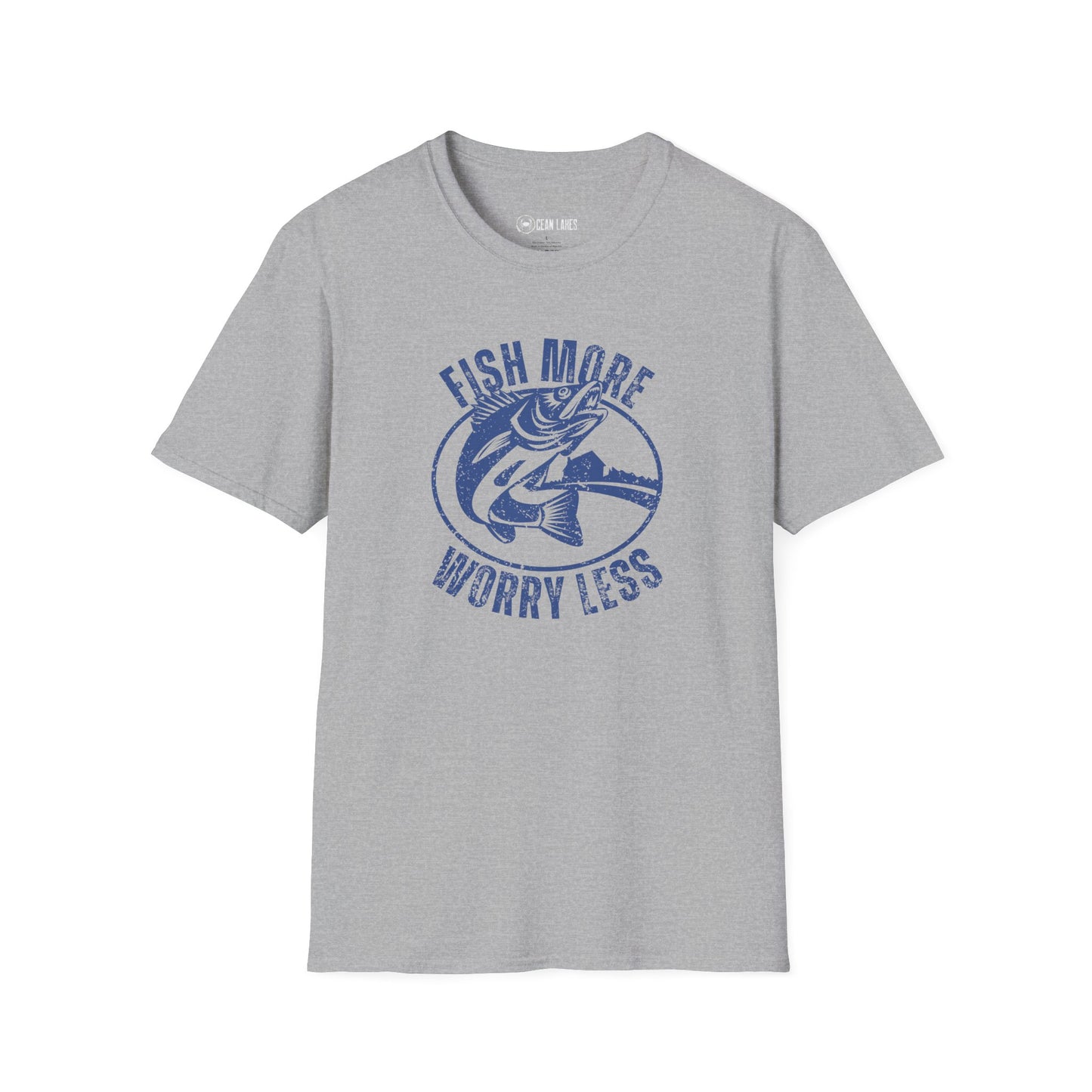 Fish More Worry Less T-Shirt