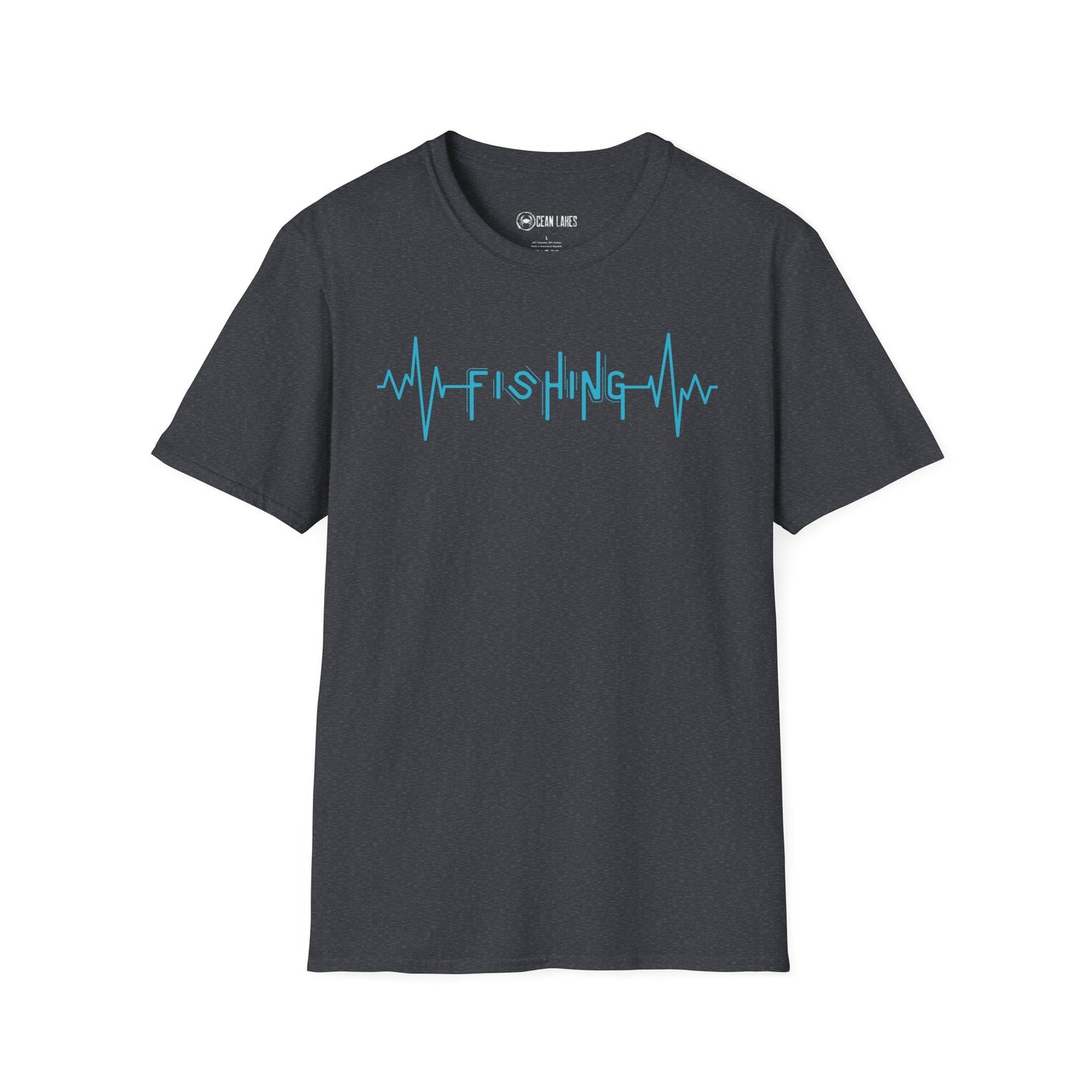 Fishing EKG - Unisex T-Shirt