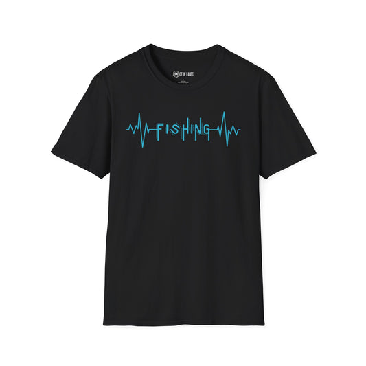 Fishing EKG - Unisex T-Shirt